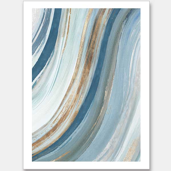 Azure Blue I Unframed Art Print