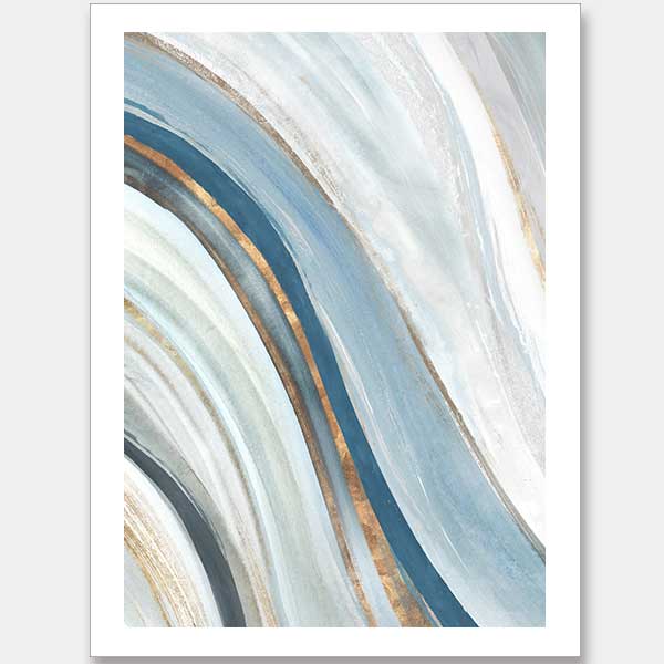 Azure Blue II Unframed Art Print