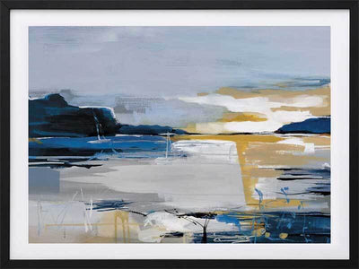 Land and Sea Framed Art Print