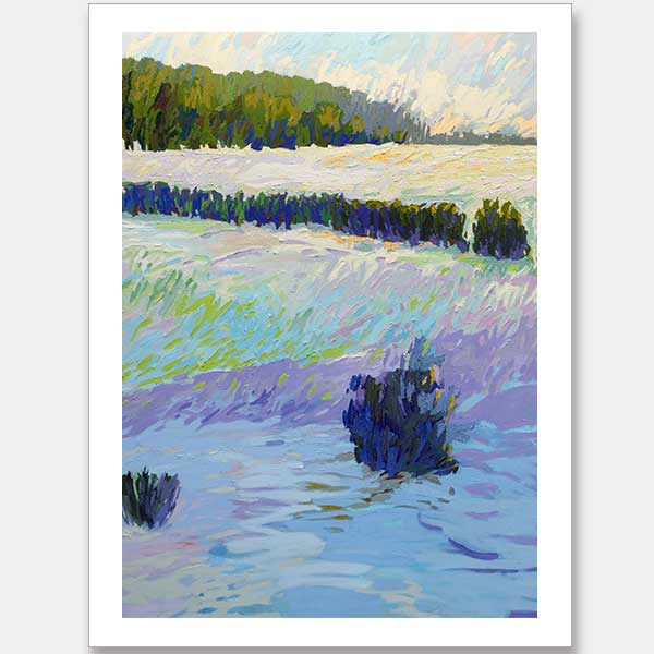 When It Snows Unframed Art Print