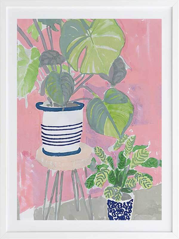 Potted Still Life Framed Art Print