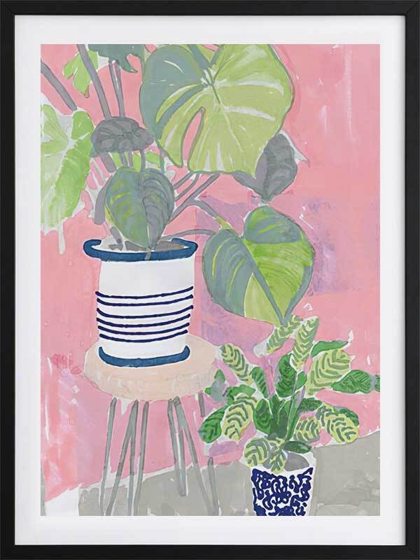 Potted Still Life Framed Art Print