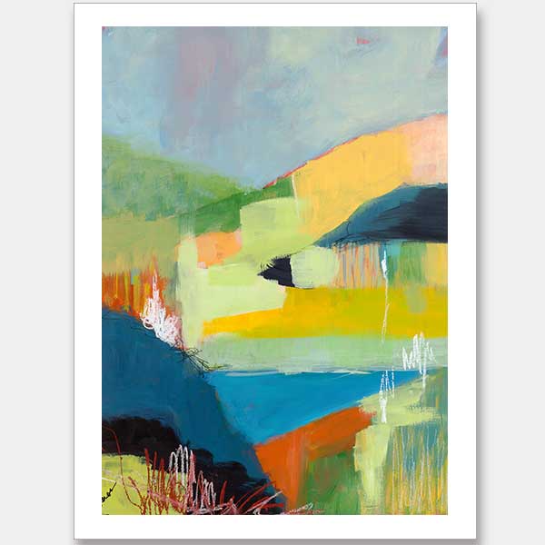 Coastal Hills Unframed Art Print