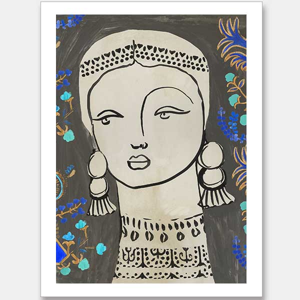 Selene Unframed Art Print