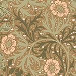 Material: Paste the Wall | Smooth Matte Finish - Sample: Not required, thank you - Wall Height: 2.4 metres | 7.8 feet - Wall Width: 2.4 metres | 7.8 feet - Wallpaper Colour: Woodland Fronds Olive Green